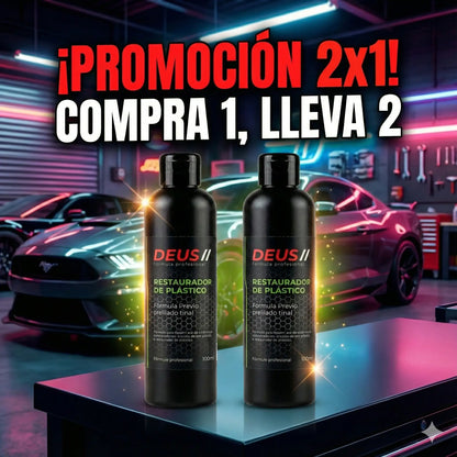 OFERTA 2x1, Restaurador de partes negras, devuélvele la vida a tu vehículo
