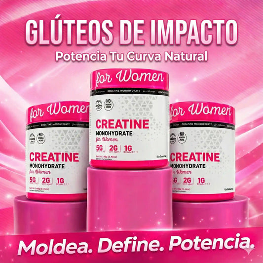 Creatine Pure Premium® Especial Mujeres - 💖 Más Energía. Mejor Recuperación. Músculos Firmes