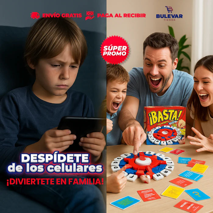 ¡BASTA! - JUEGO DE PALABRAS RÁPIDO, EDUCATIVO Y DIVERTIDO