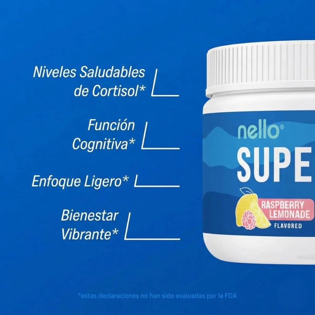 SUPER CALM, suplemento de glicinato de magnesio y L-teanina, para favorecer la concentración y la relajación