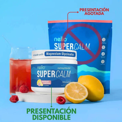 SUPER CALM, suplemento de glicinato de magnesio y L-teanina, para favorecer la concentración y la relajación