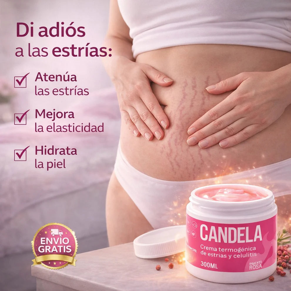 CANDELA™ Crema 300 ML - Piel firme Sin estrías y celulitis 🔥🔥