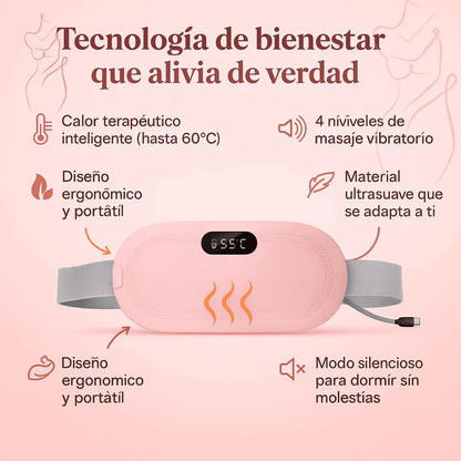 CALMABELT™  - Masajeador térmico para cólicos menstruales