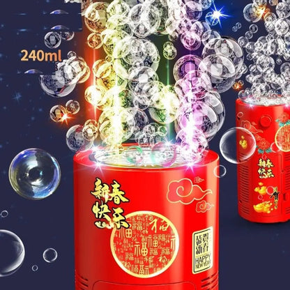 Máquina de burbujas automática, vive la navidad de una maneja diferente