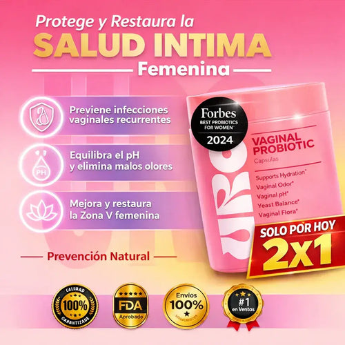 UroBiotic Femme™ – Probiótico Vaginal Avanzado