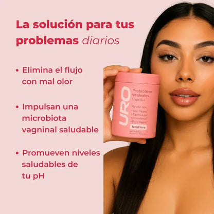 UroBiotic Femme™ – Probiótico Vaginal Avanzado