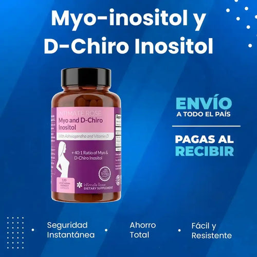 Suplemento Myo-inositol y D-Chiro Inositol