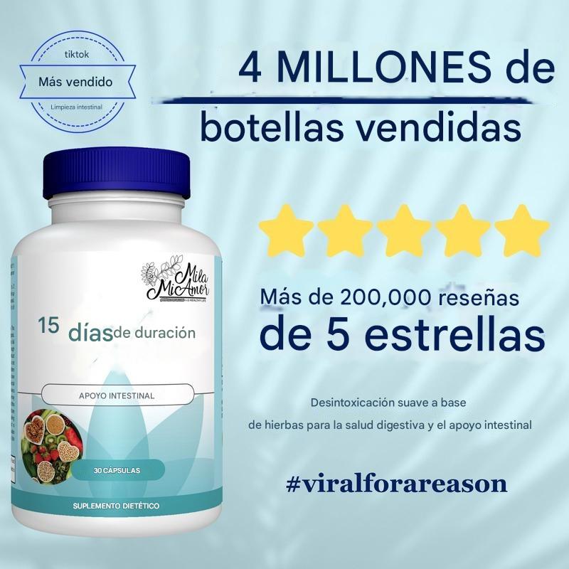 15 Days Cleanse Limpieza intestinal - Libérate de la hinchazón y recupera tu comodidad digestiva en solo 15 días