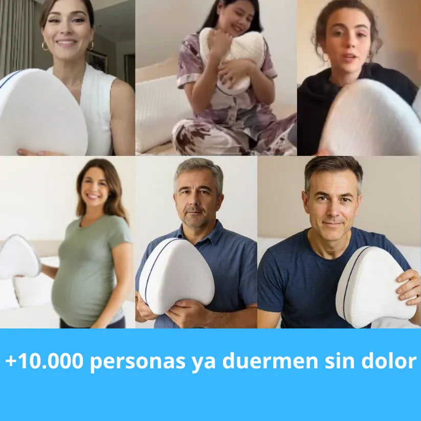 Duerme sin dolor con Dormiva® Cojín Ortopédico