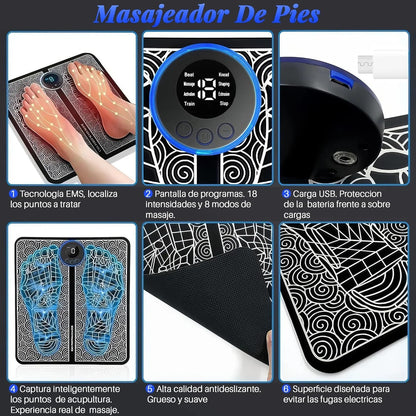 TAPETE TERAPÉUTICO MASAGEADOR DE PIES