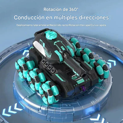 El regalo más épico del 2025: ¡ Carro Tanque Lanza bolas de Hidrogel con control remoto + manilla de control!