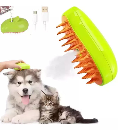 Cepillo 3 EN 1 PetGroomer™ Pro: Baño a Vapor para Gatos y Perros