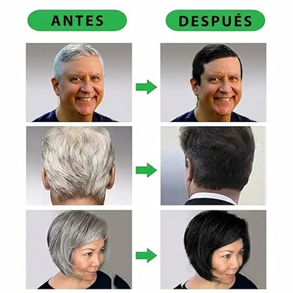 Shampoo 3 en 1 Cubre Canas - ¡Tratamiento Diario para tapar las CANAS de Forma Efectiva!