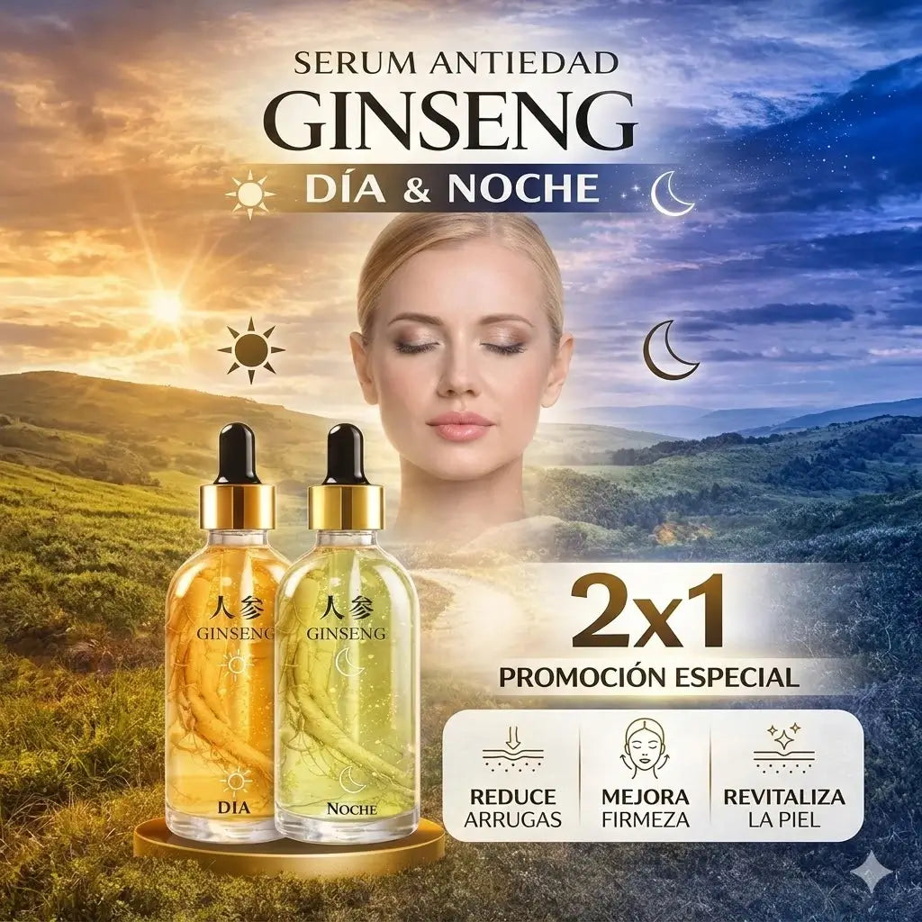 2x1 GINSENG ORIGINAL CON RAIZ Día & Noche