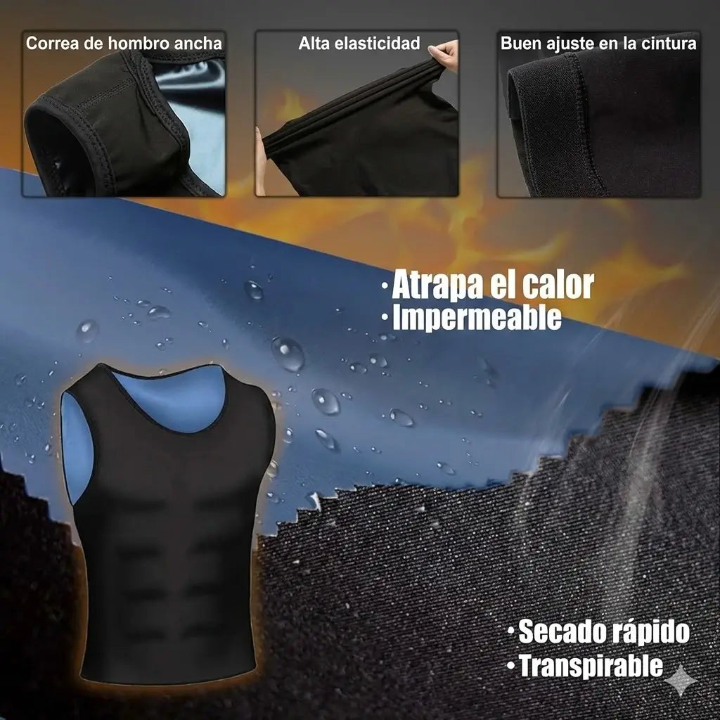 Chaleco de Compresión Térmica Everfion: Multiplica el sudor y define tu figura en cada entreno