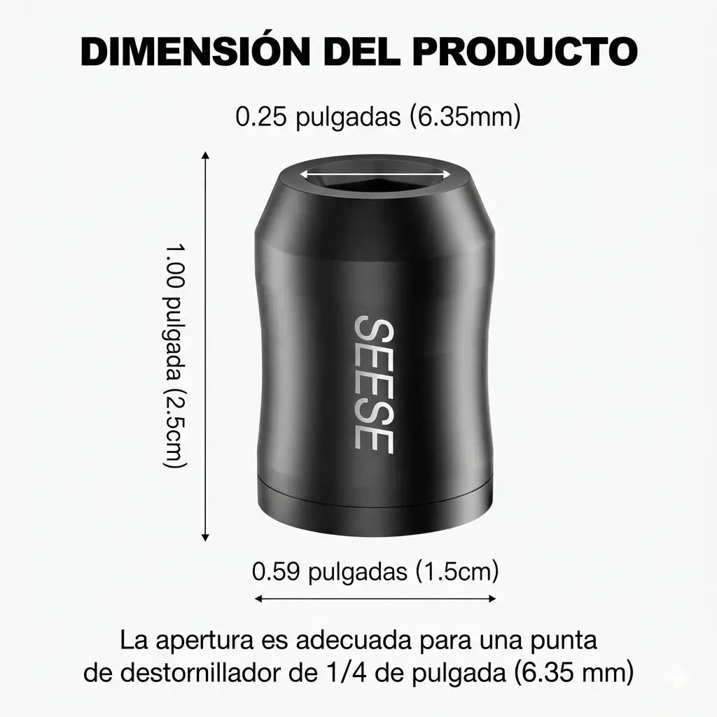 Anillo Magnético SEESE: Sujeta tus tornillos como un profesional y olvídate de las caídas (SET 2 ANILLOS)