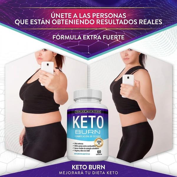 Keto Burn 1200mg — Apoya Tu Dieta Cetogénica y Favorece Cetosis (60 Cápsulas)
