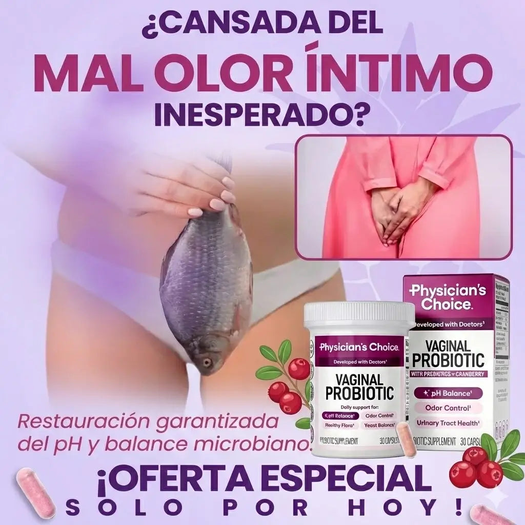 Probióticos vaginales Physician´s Choice: Tu Equilibrio Íntimo Diario
