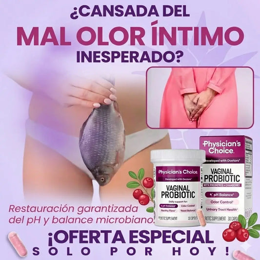 Probióticos vaginales Physician´s Choice: Tu Equilibrio Íntimo Diario