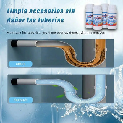 Polvo Piping : El poder que destapa tus caños sin esfuerzo
