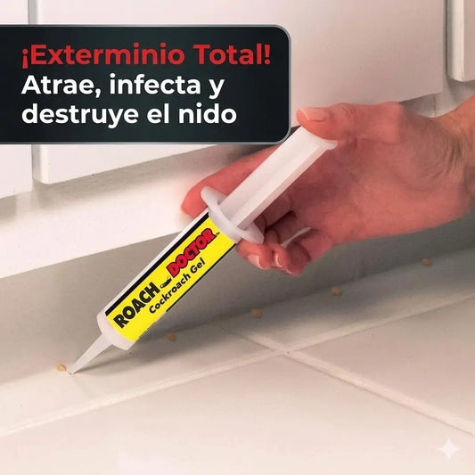 Roach Doctor™: El Gel de MATA CUCARACHAS que Elimina el Problema de Raíz en Todo tu Hogar
