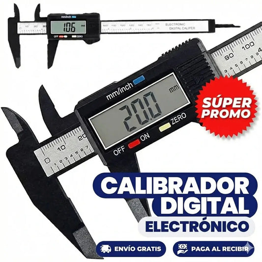 Calibrador Digital Pro™: Precisión Milimétrica y Lectura Instantánea