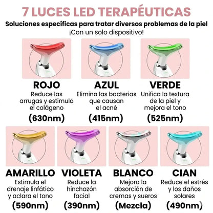 Dispositivo de esculpido facial LED 7 en 1 - NÜVA