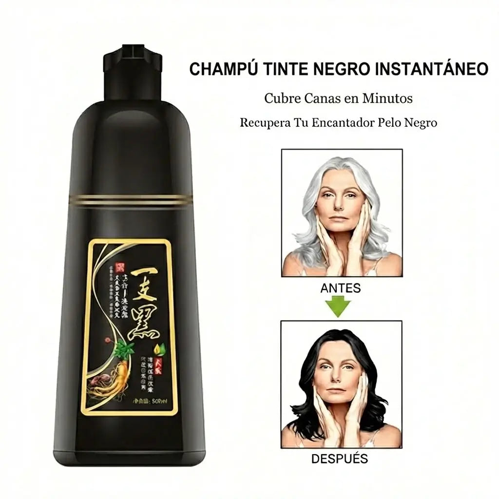 Shampoo 3 en 1 Cubre Canas - ¡Tratamiento Diario para tapar las CANAS de Forma Efectiva!