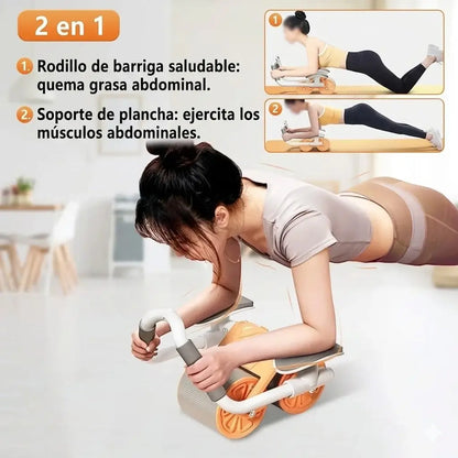 Rueda Abdominal Inteligente - Fortalece tu Core con Máxima Estabilidad y Cero Tensión en tu Espalda.