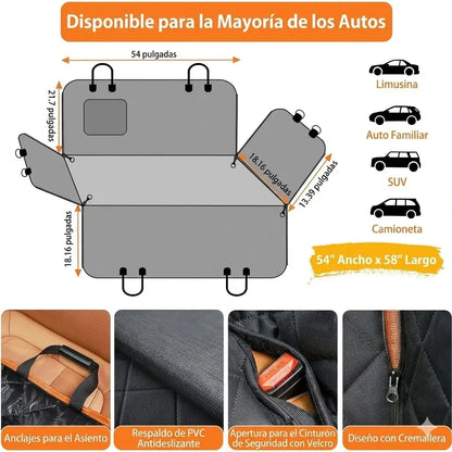 Protector de Asiento Premium: Viaja con tu mejor amigo sin arruinar tu carro
