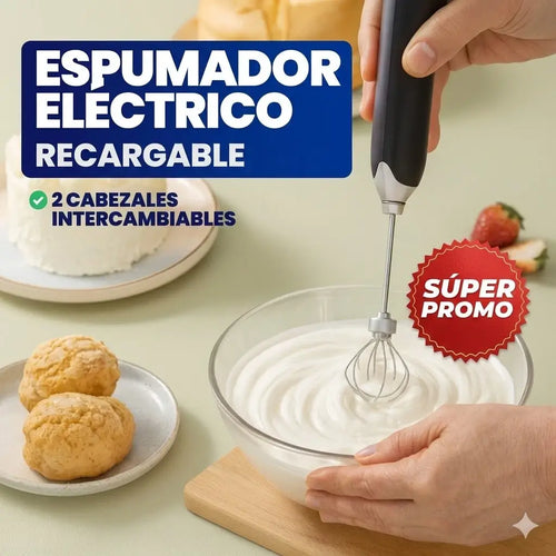 Batidor Espumador Pro-Mix™: Disfruta de un Café de Especialidad en Casa en Solo 15 Segundos.