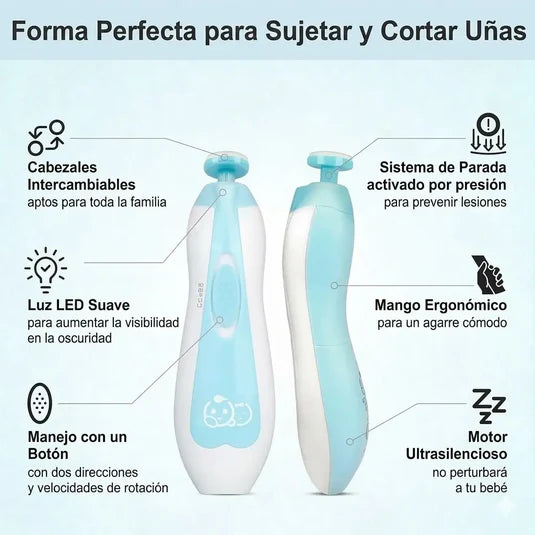Lima corta uñas eléctrica para bebé
