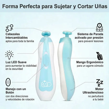 Lima corta uñas eléctrica para bebé