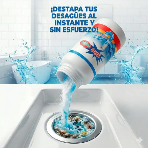 Polvo Piping : El poder que destapa tus caños sin esfuerzo