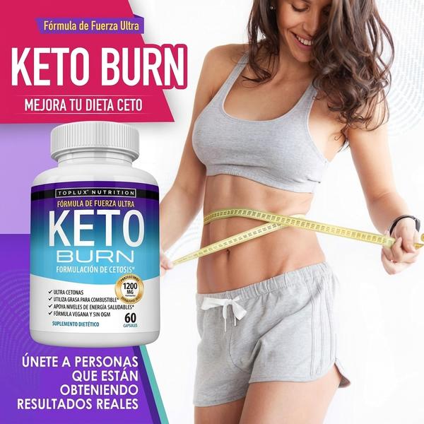 Keto Burn 1200mg — Apoya Tu Dieta Cetogénica y Favorece Cetosis (60 Cápsulas)