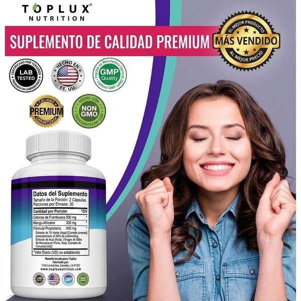 Keto Burn 1200mg — Apoya Tu Dieta Cetogénica y Favorece Cetosis (60 Cápsulas)