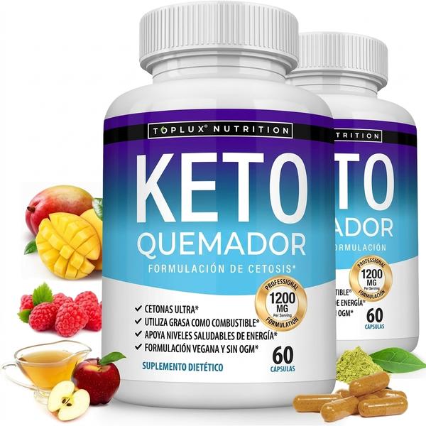 Keto Burn 1200mg — Apoya Tu Dieta Cetogénica y Favorece Cetosis (60 Cápsulas)