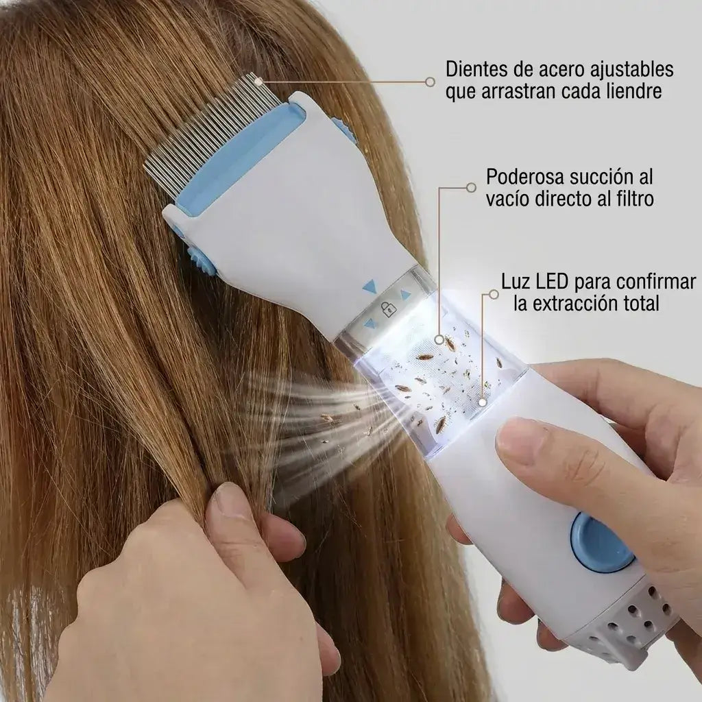 Peine Eléctrico Mata Piojos
