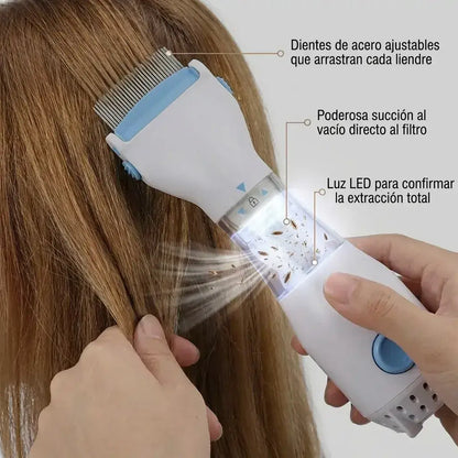 Peine Eléctrico Mata Piojos